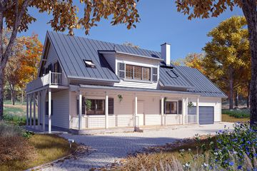  Projekt domu Jagodowy 3 (BSA2373) - projekt domu parterowego z poddaszem - Zdjęcie 6