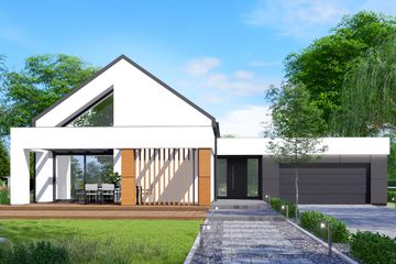  Projekt domu APS 351 (LUA1635) - projekt domu parterowego - Zdjęcie 1