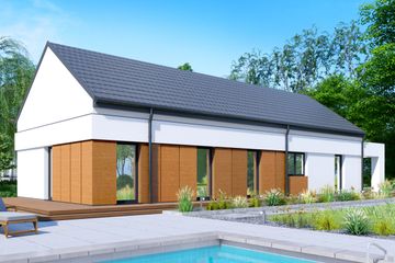  Projekt domu APS 351 (LUA1635) - projekt domu parterowego - Zdjęcie 2
