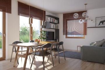  Projekt domu Miłowo aa 70 pc (KRP2775) - projekt domu parterowego z poddaszem - Zdjęcie 3