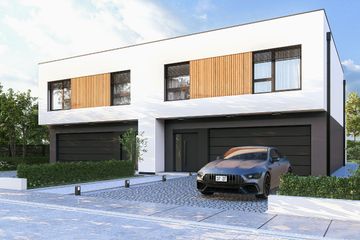  Projekt domu Aria - bliźniak PLP (WRD3240) - projekt domu parterowego z poddaszem - Zdjęcie 2