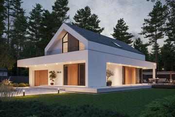  Projekt domu NewHouse 755 G1 (KRZ1093) - projekt domu parterowego z poddaszem - Zdjęcie 11