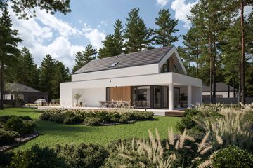  Projekt domu NewHouse 755 G1 (KRZ1093) - projekt domu parterowego z poddaszem - Zdjęcie 6