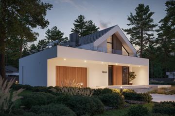  Projekt domu NewHouse 755 G1 (KRZ1093) - projekt domu parterowego z poddaszem - Zdjęcie 9