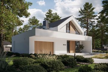  Projekt domu NewHouse 755 G1 (KRZ1093) - projekt domu parterowego z poddaszem - Zdjęcie 10