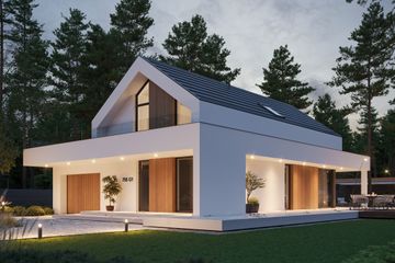  Projekt domu NewHouse 755 G1 (KRZ1093) - projekt domu parterowego z poddaszem - Zdjęcie 1