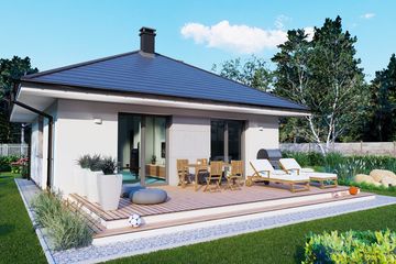  Projekt domu Parterowy 20 (BBH1048) - projekt domu parterowego - Zdjęcie 3