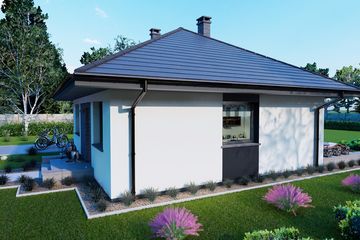  Projekt domu Parterowy 21 (BBH1049) - projekt domu parterowego - Zdjęcie 4