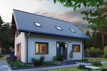  Projekt domu Malik Nano (1891) (KRD3033) - projekt domu parterowego z poddaszem - Zdjęcie 5