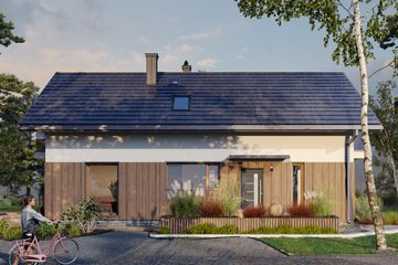  Projekt domu Longinus Prima (1895) (KRD3032) - projekt domu parterowego z poddaszem - Zdjęcie 3