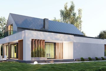  Projekt domu uA388 (WCB1536) - projekt domu parterowego z poddaszem - Zdjęcie 6