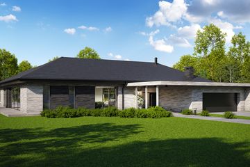  Projekt domu BrickHouse 118 (KRZ1095) - projekt domu parterowego - Zdjęcie 5