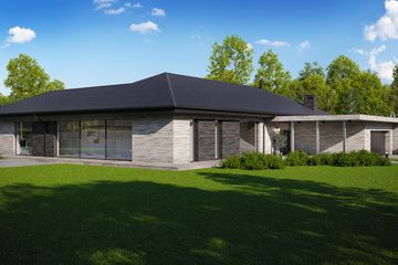  Projekt domu BrickHouse 118 (KRZ1095) - projekt domu parterowego - Zdjęcie 7