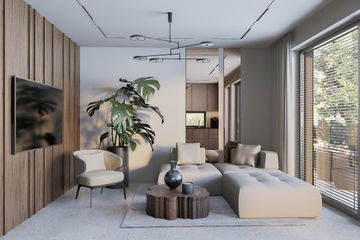  Projekt domu PióroArchitekci – 30 (KZN1018) - projekt domu parterowego z poddaszem - Zdjęcie 5