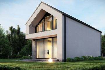  Projekt domu uA335 (WCB1535) - projekt domu parterowego z poddaszem - Zdjęcie 3