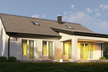  Projekt domu uA399 (WCB1525) - projekt domu parterowego - Zdjęcie 3