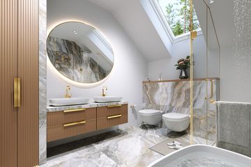  Projekt domu Willa Siedziba 3 (WAH2140) - projekt domu parterowego z poddaszem - Zdjęcie 18