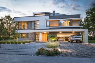  Projekt domu Willa Floryda 7 (WAH2141) - projekt domu z pełnym piętrem - Zdjęcie 3