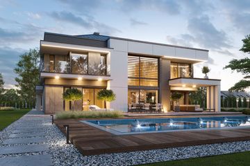  Projekt domu Willa Floryda 7 (WAH2141) - projekt domu z pełnym piętrem - Zdjęcie 2