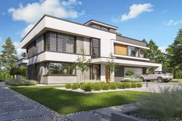  Projekt domu Willa Floryda 7 (WAH2141) - projekt domu z pełnym piętrem - Zdjęcie 4