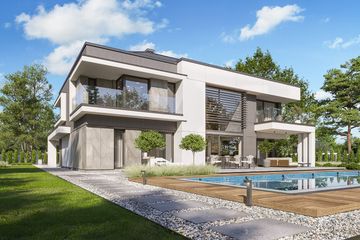  Projekt domu Willa Floryda 7 (WAH2141) - projekt domu z pełnym piętrem - Zdjęcie 9