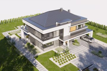  Projekt domu Willa Floryda 7 (WAH2141) - projekt domu z pełnym piętrem - Zdjęcie 10