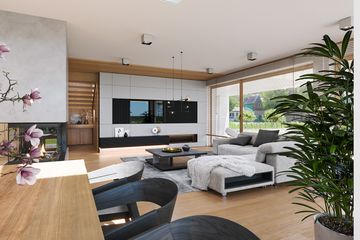  Projekt domu Willa Floryda 8 (WAH2142) - projekt domu z pełnym piętrem - Zdjęcie 18