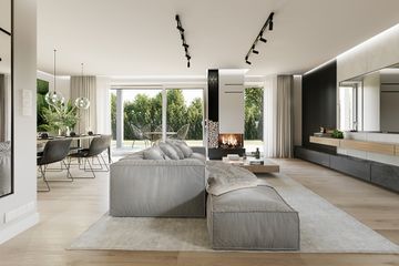  Projekt domu Miejski 2 (WAH2143) - projekt domu parterowego z poddaszem - Zdjęcie 7