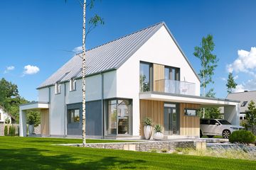  Projekt domu Miejski 3 (WAH2144) - projekt domu parterowego z poddaszem - Zdjęcie 4