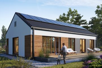  Projekt domu Cyklamen Alfa (1894) (KRD3034) - projekt domu parterowego - Zdjęcie 1