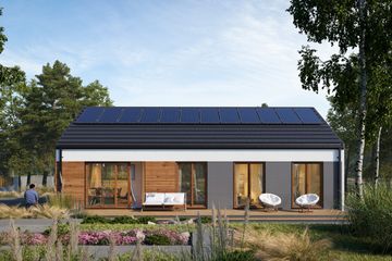  Projekt domu Cyklamen Alfa (1894) (KRD3034) - projekt domu parterowego - Zdjęcie 3