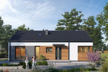  Projekt domu Cyklamen Alfa (1894) (KRD3034) - projekt domu parterowego - Zdjęcie 6