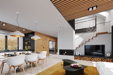  Projekt domu Bolero (WAH2148) - projekt domu parterowego z poddaszem - Zdjęcie 6