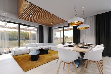  Projekt domu Bolero (WAH2148) - projekt domu parterowego z poddaszem - Zdjęcie 7