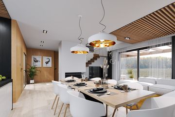  Projekt domu Bolero (WAH2148) - projekt domu parterowego z poddaszem - Zdjęcie 8