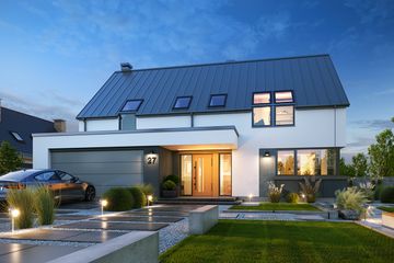  Projekt domu Lambada (WAH2147) - projekt domu parterowego z poddaszem - Zdjęcie 3