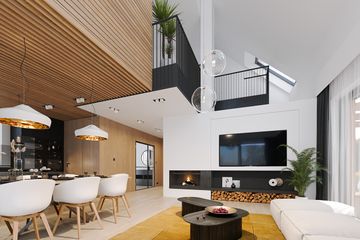  Projekt domu Lambada (WAH2147) - projekt domu parterowego z poddaszem - Zdjęcie 8