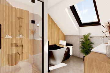  Projekt domu APS 352 (LUA1636) - projekt domu parterowego z poddaszem - Zdjęcie 15