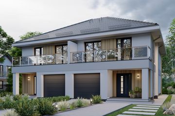  Projekt domu APS 348 dwulokalowy (LUA1637) - projekt domu z pełnym piętrem - Zdjęcie 3