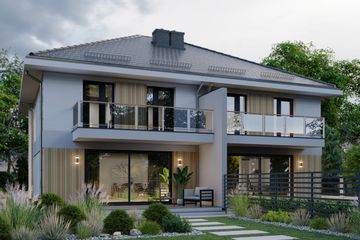  Projekt domu APS 348 dwulokalowy (LUA1637) - projekt domu z pełnym piętrem - Zdjęcie 4