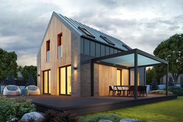  Projekt domu Helen (BSE1255) - projekt domu parterowego z poddaszem - Zdjęcie 2