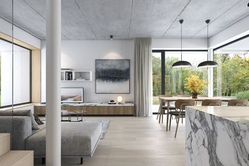  Projekt domu Z Podcieniami 1 (WAW1173) - projekt domu parterowego z poddaszem - Zdjęcie 8