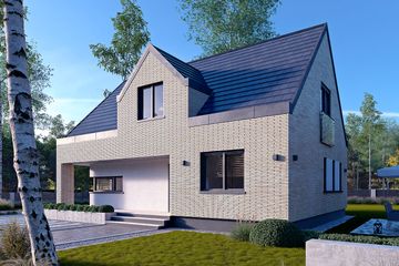  Projekt domu Krzemień (BSA2375) - projekt domu parterowego z poddaszem - Zdjęcie 4