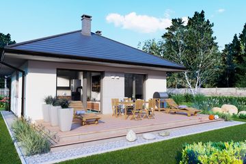  Projekt domu Parterowy 22 (BBH1050) - projekt domu parterowego - Zdjęcie 3