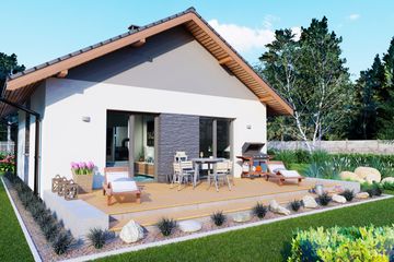  Projekt domu Parterowy 24 (BBH1052) - projekt domu parterowego - Zdjęcie 3