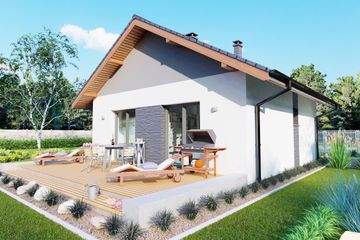  Projekt domu Parterowy 24 (BBH1052) - projekt domu parterowego - Zdjęcie 4