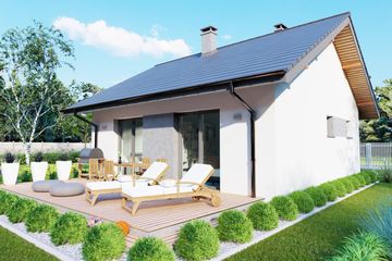  Projekt domu Parterowy 26 (BBH1054) - projekt domu parterowego - Zdjęcie 4