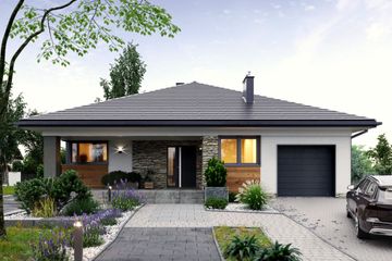  Projekt domu Blanka Rex (1896) (KRD3035) - projekt domu parterowego - Zdjęcie 1