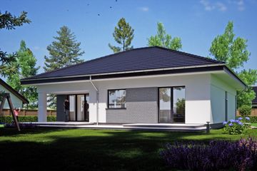  Projekt domu Topaz bez garażu [B] (WRF2457) - projekt domu parterowego - Zdjęcie 3