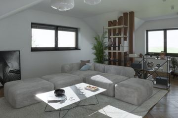  Projekt domu Barcice (KRP2799) - projekt domu parterowego z poddaszem - Zdjęcie 7